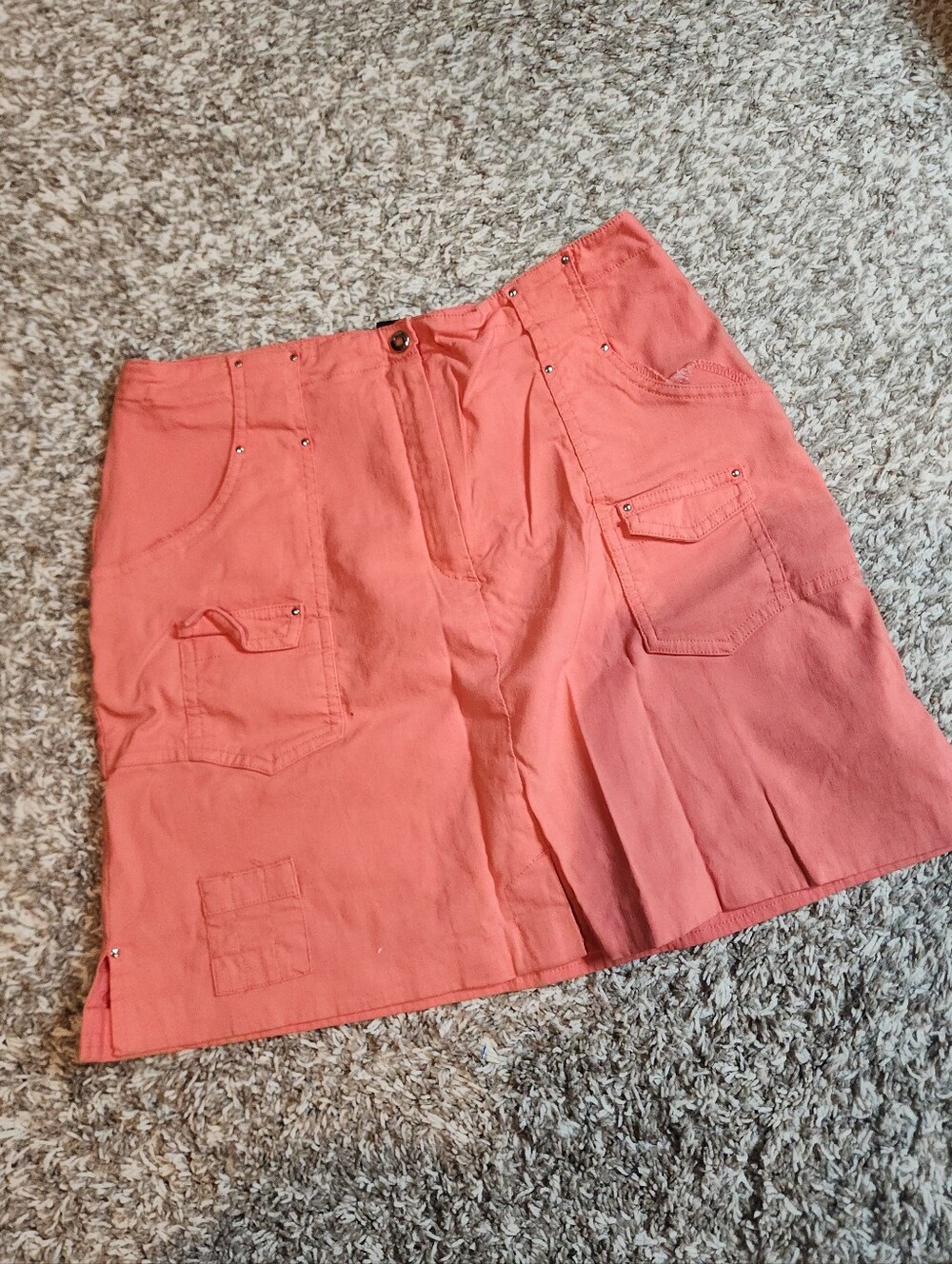 jamie sadock Coral Utility Skort with Cargo Pockets Size 4 Gently Used
